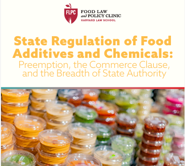 State Regulation Food Additives Cover